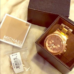 Michael Lora watch rose gold